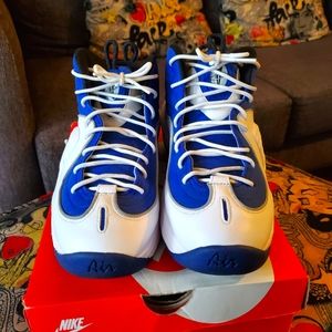 Nike Air Penny 2 White/ Blue/Silver